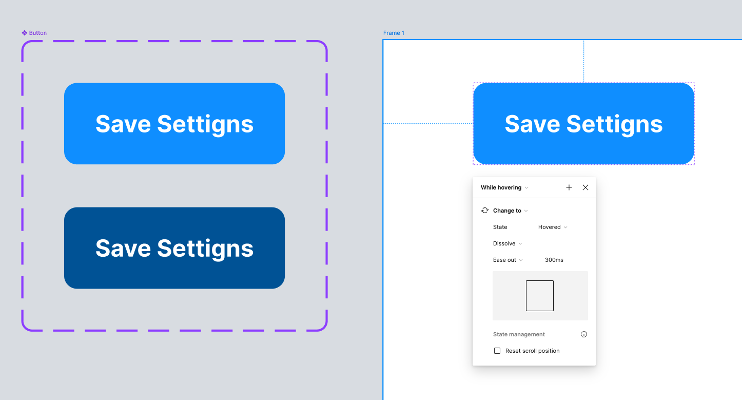 GIF of setup process